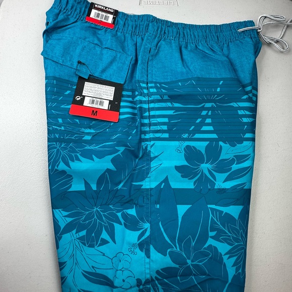 Kirkland Signature Men’s Swim Board Surfing Shorts Medium NWT - Picture 7 of 9